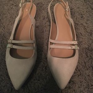 Calvin Klein Beige Suede flats